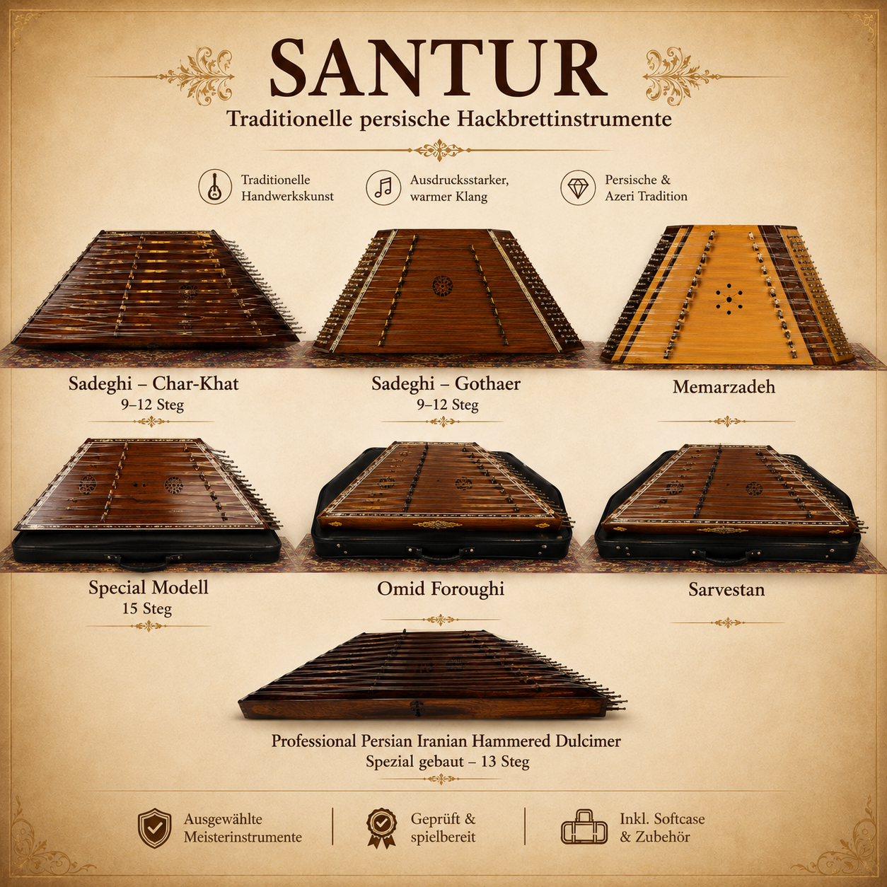 Persian Iranian Hammered Dulcimer category icon/image